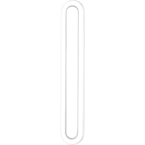 HERMAT Stirngriff für Schiebetüren 3660,  Außenmaße: 85 x 16 x 1,75 mm,  weiß