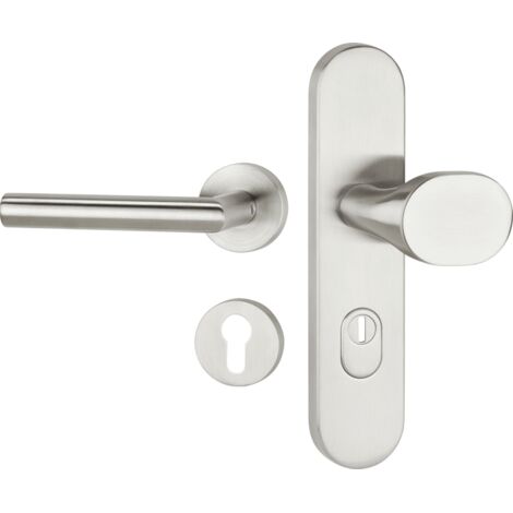 Hermat ZT-EN2-Kombi-Schutz-Wechselgarnitur 1802 Basic 02 Edelstahl matt