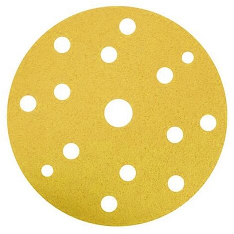 HERMES Disco di carta velcro flessibile - VC154 - Ø 150 - 17 fori - EB137 - G 150 - 6250644
