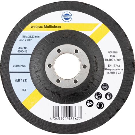 Hermes Webrax Multiclean Paint & Rust Removal Disc 115mm