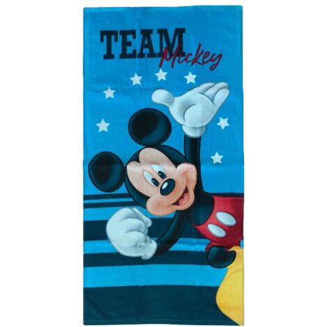 hermet Mickey Mouse  Telo Mare o Piscina In Spugna  100% Cotone  70x140  Topolino