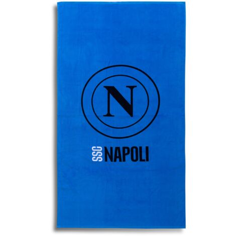 hermet, Napoli, Telo Mare Napoli, Asciugamano Spiaggia o Piscina, 100% Spugna di Cotone, 90x170 cm, Prodotto Ufficiale