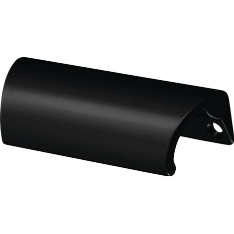 HERMETA 4089-18E Möbelgriff  schwarz kunststoffbeschichtet 78 mm