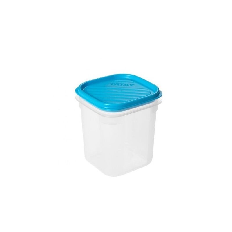 

Hermetico Alimentos Cuadrado 0,7Lt Azul PlasticoTatay