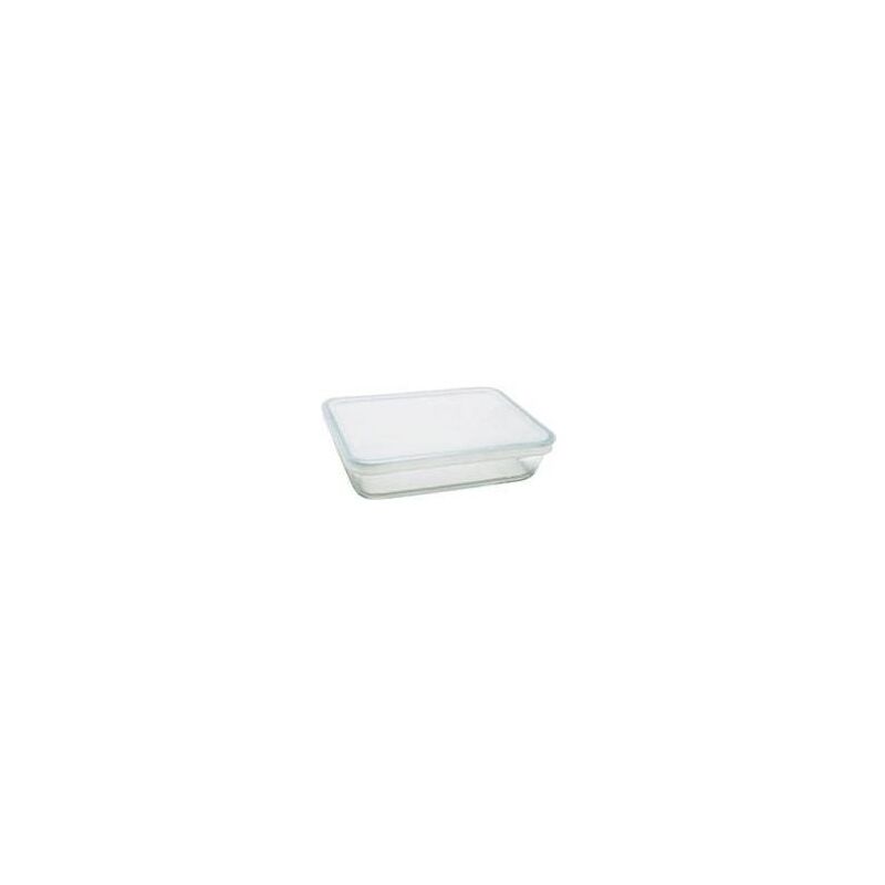 

Hermetico Alimentos Rectangular 0,8Lt Con Tapa R 241 Borisilic - Pyrex