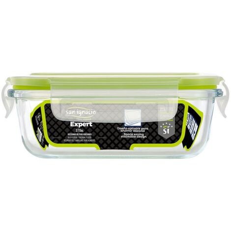 Hermetische rechteckige 370 ml Borosilikat-Experte SG4700 San Ignacio