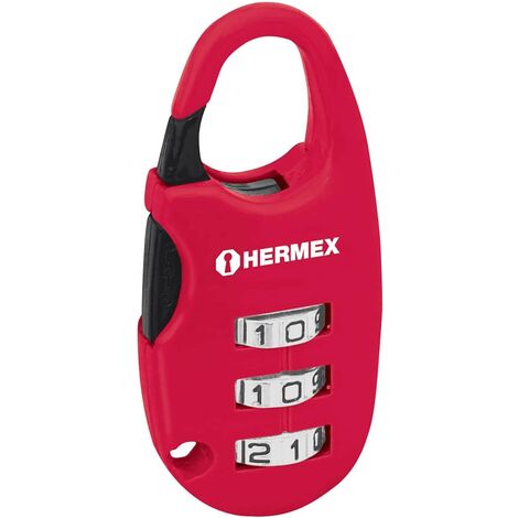 Hermex Candado maleta combinación 25 mm