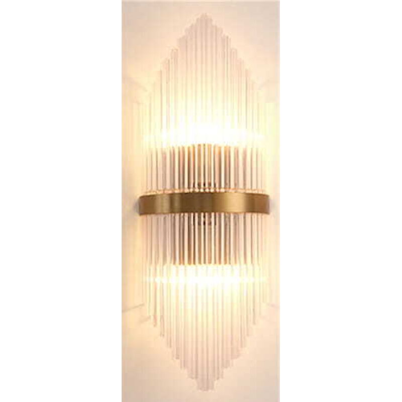 Hermine - applique cristal doré 45cm