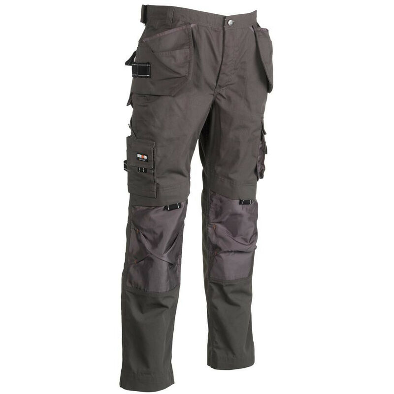 Dagan Trousers - Grey 35/36'' - Grey - Herock