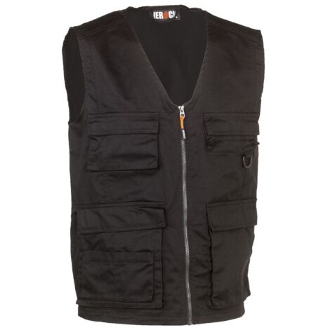 HEROCK Gilet multi-poches TORRO noir  L