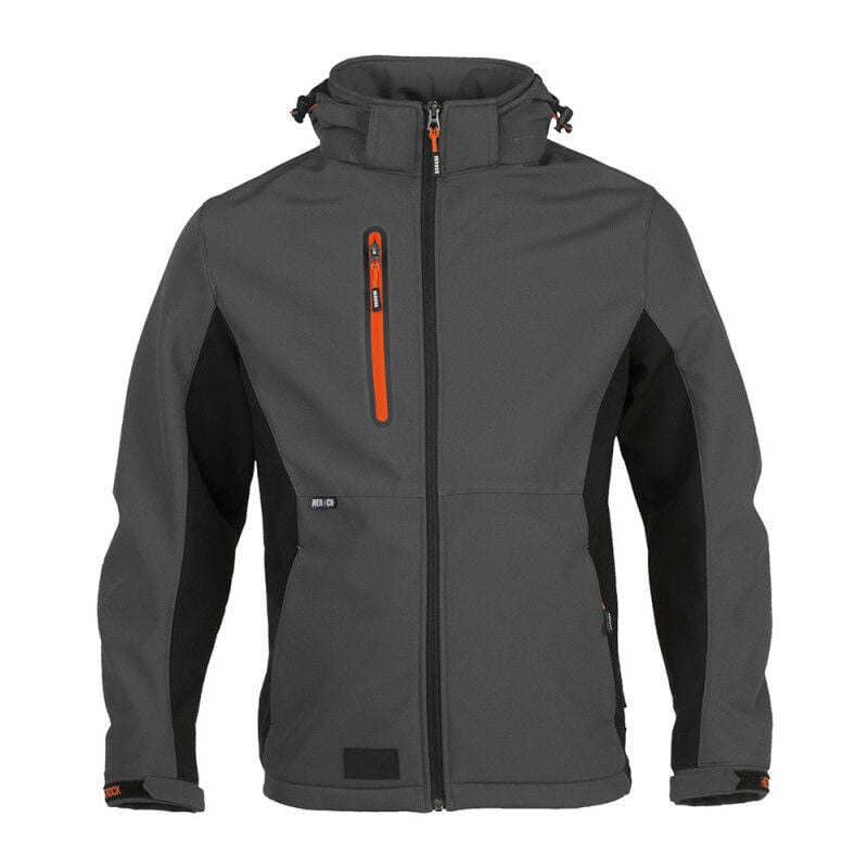 Veste softshell Herock Trystan anthracite/noir