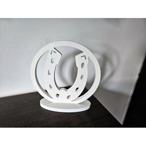 Herradura sobre soporte - Decoración MDF