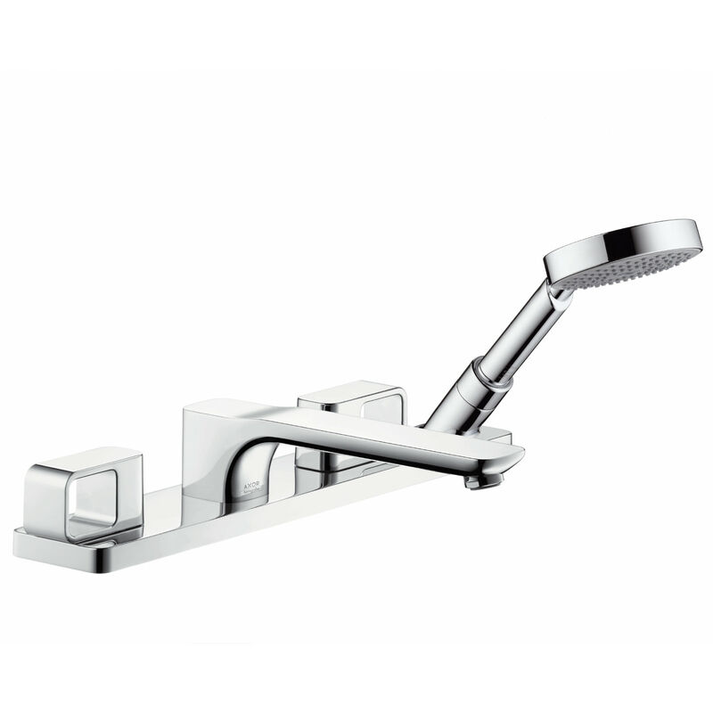 

Herraje de alicatado de 4 agujeros Hansgrohe Axor Urquiola, proyección 198mm - 11445000