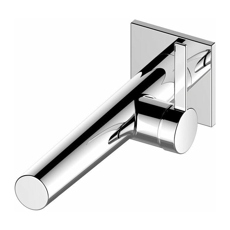 

Mezclador monomando de lavabo IXMO cuadrado 187 mm cromo negro pulido KEUCO