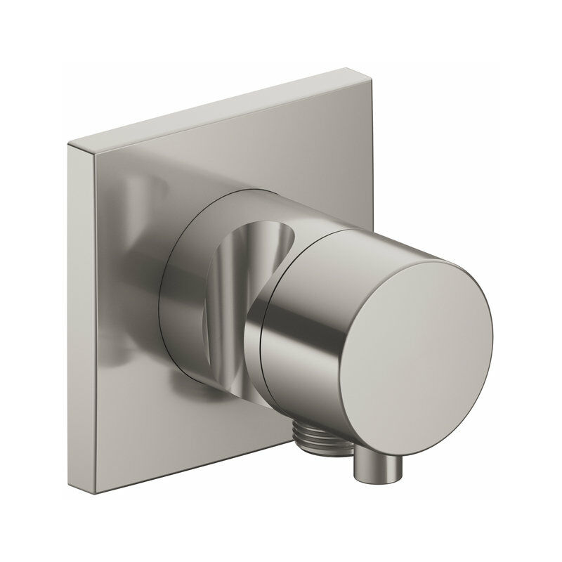 

Herraje Keuco IXMO 59541, válvula de cierre con conexión de manguera y soporte de ducha oculto, roseta cuadrada, mango IXMO Comfort, color: níquel