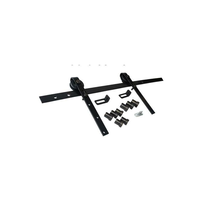 

Herraje Puerta Corredera Granero Kit Completo 3 M 30 X 5 Mm Negro - Estebro