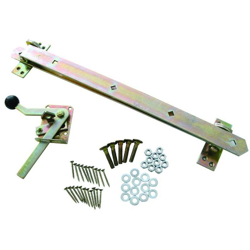 

Herraje galvanizado para puerta valla madera