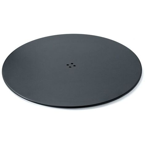 HERRAJES ALK base plana randy ø580 acero negro mate , La base plana RANDY Ø580 está diseñada para ofrecer un soporte sólido y estable en mesas y