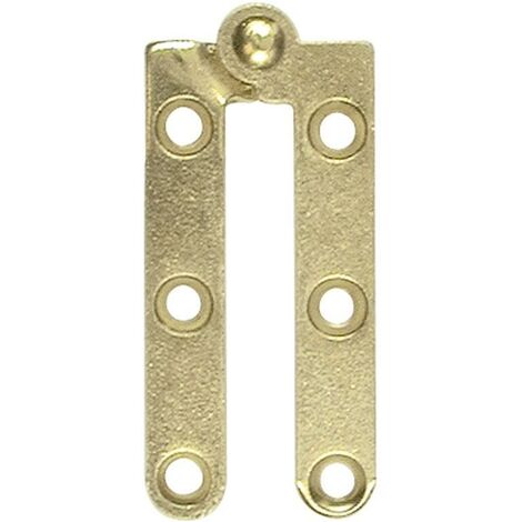 HERRAJES ALK bisagra mueble doble brazo 5286 latonado , 0UNIDADES
