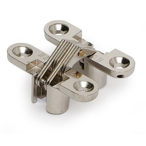 HERRAJES ALK bisagra oculta serial zamak 43x33 niquel , 0UNIDADES