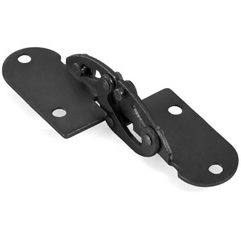 HERRAJES ALK bisagra sagra 1+ para tapas de mesa 18/19mm acabado negro