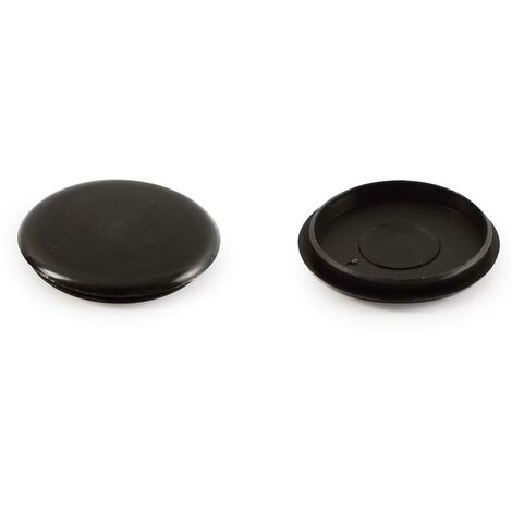 HERRAJES ALK canela 35 tapa embellecedor embutir ø35mm acabado negro