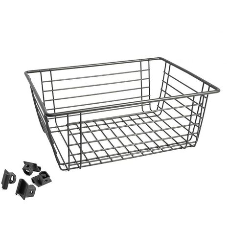 HERRAJES ALK cesta de alambre pequeña para bastidor optima , Introduce un nivel superior de organización y estilo en tu hogar con la Cesta de Alambre Pequeña para Bastidor Óptim