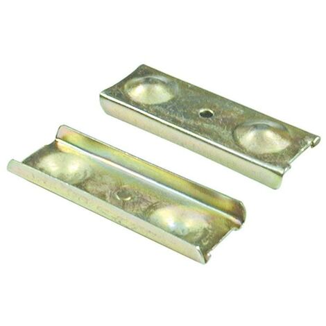 HERRAJES ALK deslizante chapa doble pivote zincado p/aglomerado 16mm.