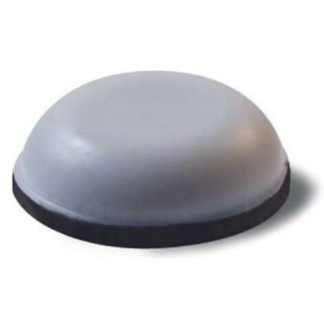 HERRAJES ALK deslizante ptfe ø50 adhesivo gris (caja 100) , 0CIENTOS