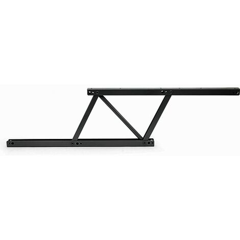 HERRAJES ALK elevable con muelle feudo 456 h140 negro , Aviso: No se vende la mesa sino el sistema elevable. El acabado de la elevable puede variar en las fotos de ambien