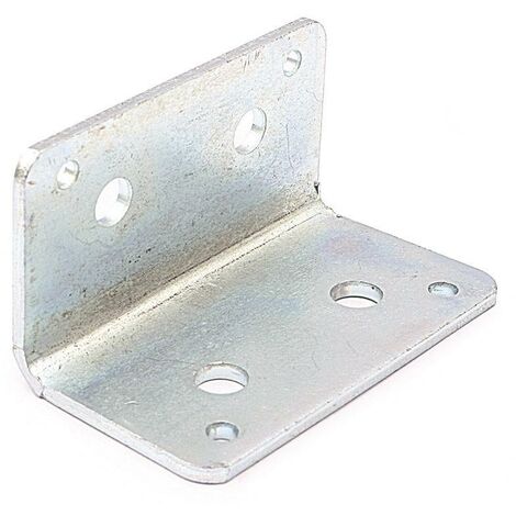 HERRAJES ALK escuadra angulo zinza 70x40x2,5mm zincado , La escuadra ángulo con medidas 70x40x2,5 mm es el modelo Zinza de la marca ALK