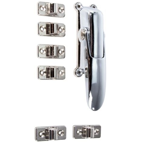 DUVER HERRAJES ALK falleba oboy con accesorios acabado negro , 0UNIDADES