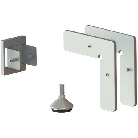 HERRAJES ALK kit herrajes para kuadro-sistem. acabado plata mate