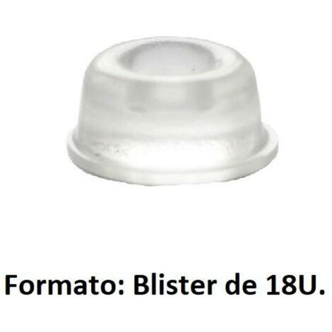 HERRAJES ALK lagrima adh.poliuret. 22,3x10,1 transparente (18u)