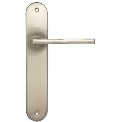 HERRAJES ALK manilla aluminio rental 241x45 niquel satinado , La manilla de aluminio modelo Rental R es una elección excepcional. Con una altura de 241 mm y un ancho de 45 mm. C