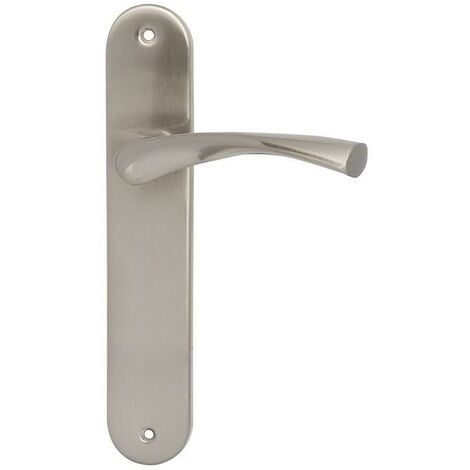 HERRAJES ALK manilla aluminio zeus 241x45 niquel satinado , 0JUEGO