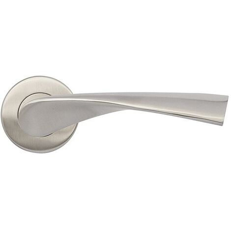 HERRAJES ALK manivela con roseta inox304. modelo  zeus. d53.
