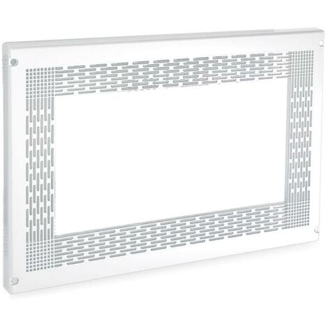 FPLUS HERRAJES ALK marco mueble microondas 600x400 blanco , AUREA Marco para el mueble de microondas. Al poner este marco el microondas queda embutido en el su hueco. Esco