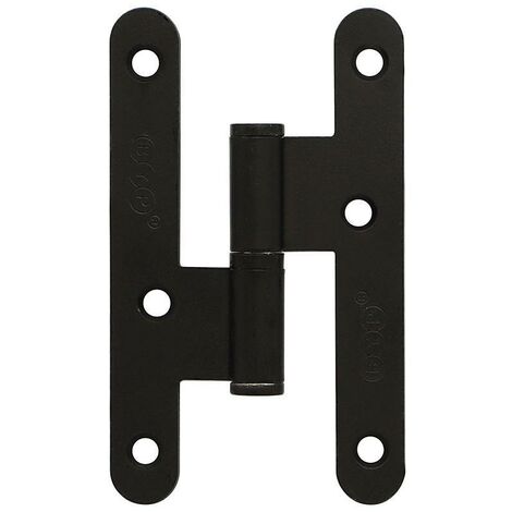 HERRAJES ALK pernio sin remate negro 305/100 derecha , 
