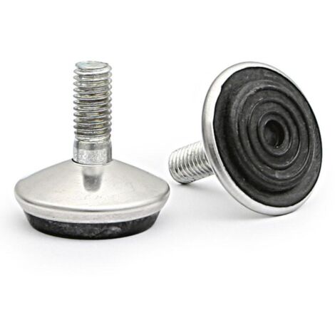 HERRAJES ALK pie nivelador regulable tako d32 h31 m8 cromo , 0UNIDADES