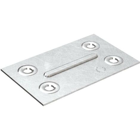 HERRAJES ALK placa rectangular golden 67-40 g.1mm zincado , 0CIENTOS