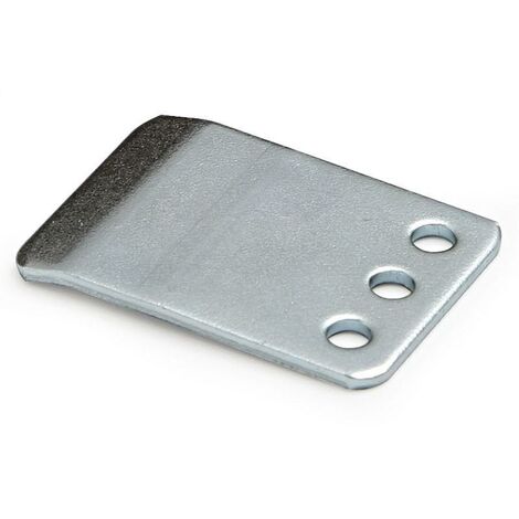 HERRAJES ALK pletina curva soporte ala 30x42 zincado , La pletina curva soporte ala con medidas 30x42 mm de la marca ALK es un herraj