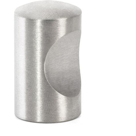 HERRAJES ALK pomo acero inoxidable gusta d15mm. inoxidable 304