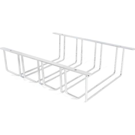 HERRAJES ALK soporte copas cuadruple socopa cromado  370x279xh.112