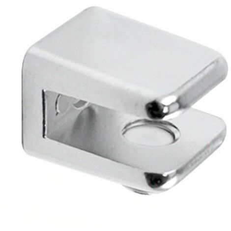 HERRAJES ALK soporte cuadradas 18x16 para cristal 6mm cromo (caja 2)