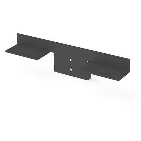 HERRAJES ALK soporte estante grafito p/kit seven , 0UNIDADES
