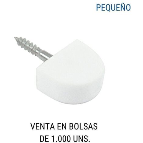 HERRAJES ALK soporte estante pq con tornillo blan (1.000u) , 0BOLSA