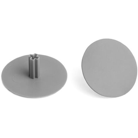 HERRAJES ALK tapa embellecedora allen 6 ø40 pivote 14 acabado gris metal