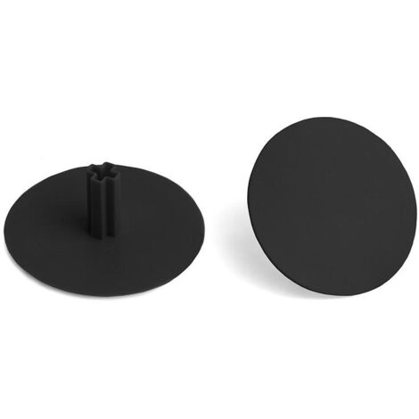 HERRAJES ALK tapa embellecedora allen 6 ø40 pivote 14 acabado negro