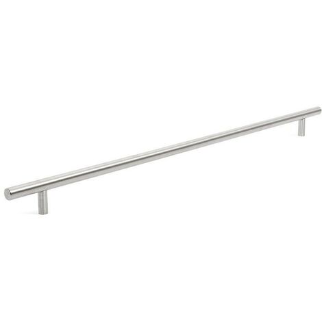 HERRAJES ALK tirador acero inox pireo distancia 448 ,         